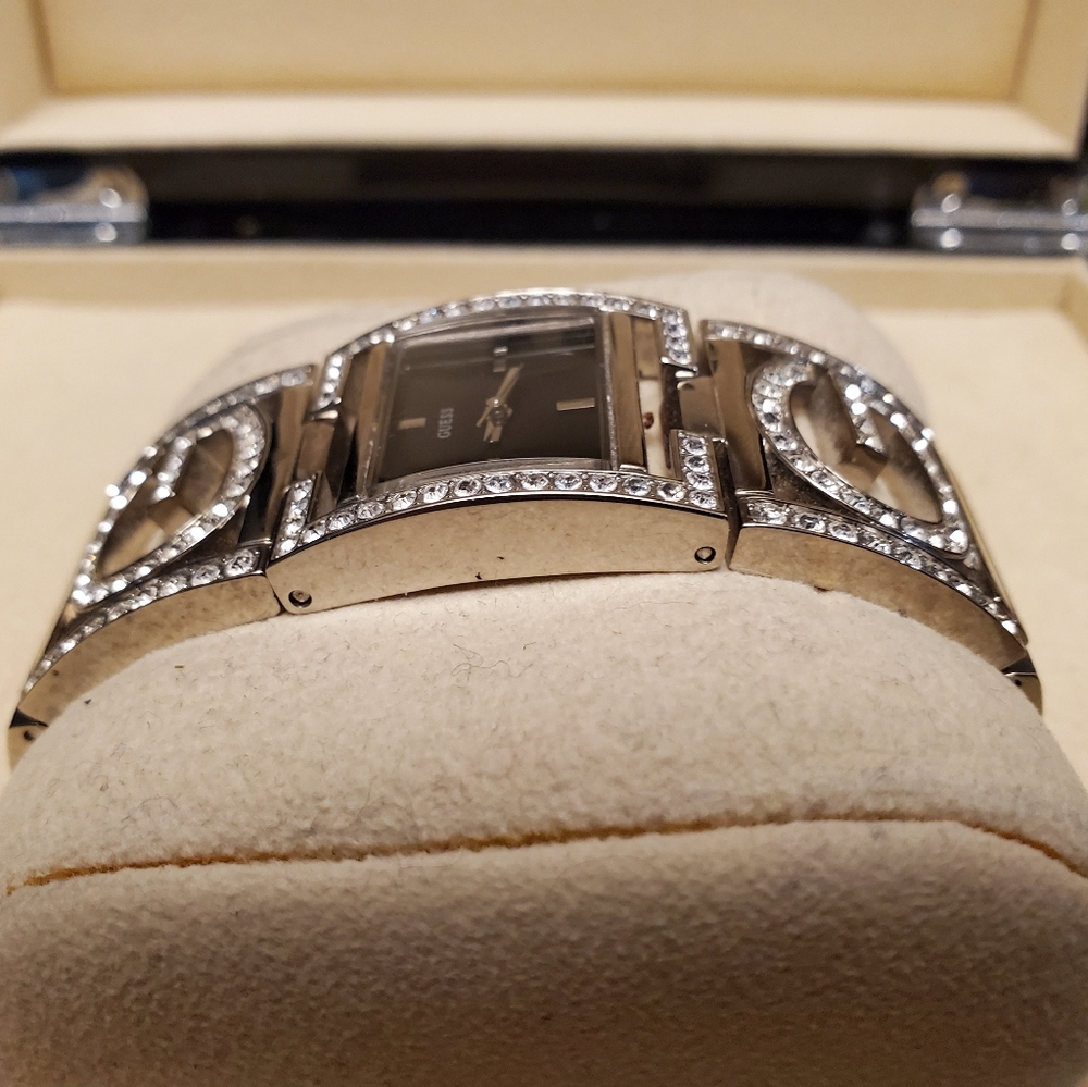 Guess Rhinestone Bangle Wristwatch - Picture 6 of 11